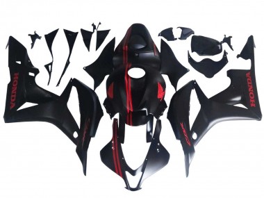 Cheap 2007-2008 Honda CBR600RR Motorcycle Fairings - Matte Black Red Canada