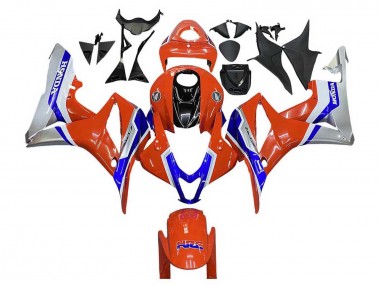 Cheap 2007-2008 Honda CBR600RR Motorcycle Fairings - Silver Blue Red HRC Canada