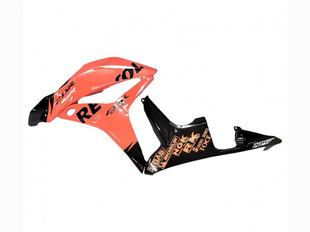 2007-2008 Honda CBR600RR Motorcycle Fairings - Orange Glossy Black Repsol Canada