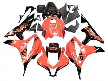 Cheap 2007-2008 Honda CBR600RR Motorcycle Fairings - Orange Glossy Black Repsol Canada
