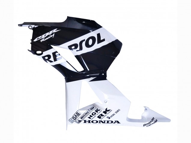 2013-2026 Honda CBR600RR Motorcycle Fairings - White Glossy Black Repsol Canada