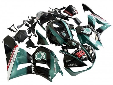 Cheap 2013-2023 Honda CBR600RR Motorcycle Fairing - Teal Blue Glossy Black Petronas 20 Canada