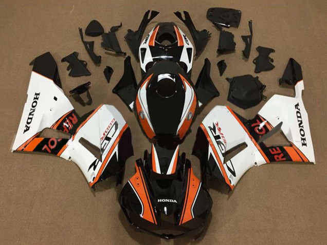 2013-2026 Honda CBR600RR Motorcycle Fairings - White Orange Glossy Black Repsol Canada