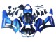 2013-2026 Honda CBR600RR Motorcycle Fairings - Blue Matte Black Racing Canada