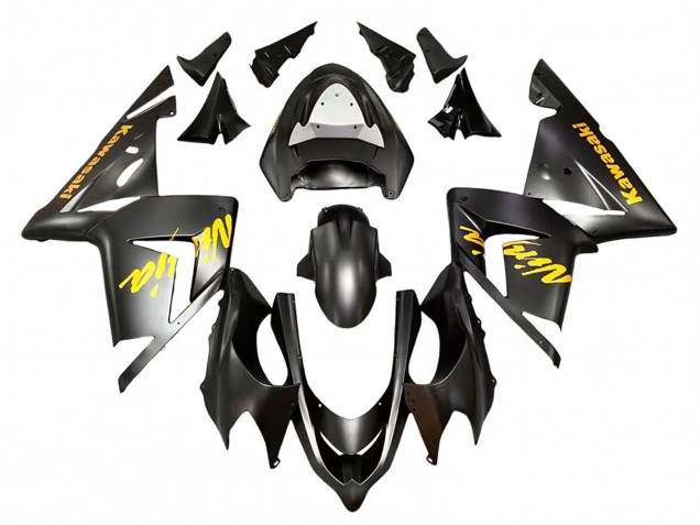 2004-2005 Kawasaki ZX10R Motorcycle Fairings - Black Ninja Canada