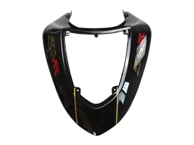 2006-2007 Kawasaki ZX10R Motorcycle Fairings - Black Red Gold BACARDI Canada