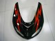 2006-2007 Kawasaki ZX10R Motorcycle Fairings - Glossy Black Red Canada