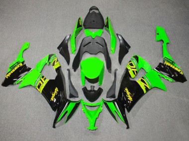 Cheap 2008-2010 Kawasaki ZX10R Motorcycle Fairings - Green Glossy Black Yellow Canada