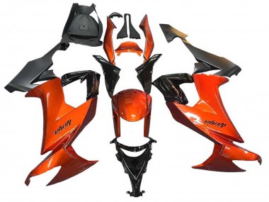 Cheap 2008-2010 Kawasaki ZX10R Motorcycle Fairings - Burnt Orange Black Canada