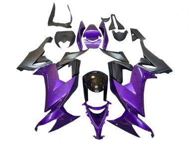 Cheap 2008-2010 Kawasaki ZX10R Motorcycle Fairings - Purple Black Canada
