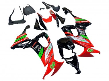 Cheap 2008-2010 Kawasaki ZX10R Motorcycle Fairings - Red Green Black Canada