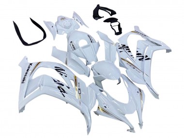 Cheap 2016-2020 Kawasaki ZX10R Motorcycle Fairings - White Gold Black Canada
