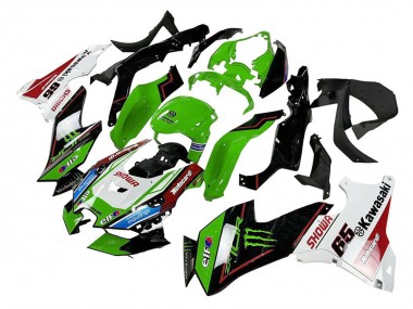 Cheap 2021-2025 Kawasaki ZX10R Motorcycle Fairings - Green Black White Red Blue Showr Elf Monster Canada
