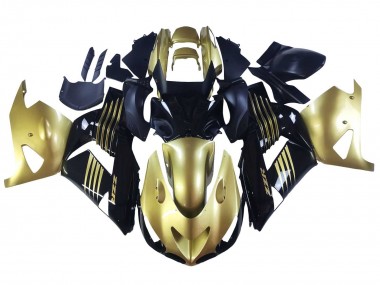 Cheap 2006-2011 Kawasaki ZX14R ZZR1400 Motorcycle Fairings - Gold Black Canada