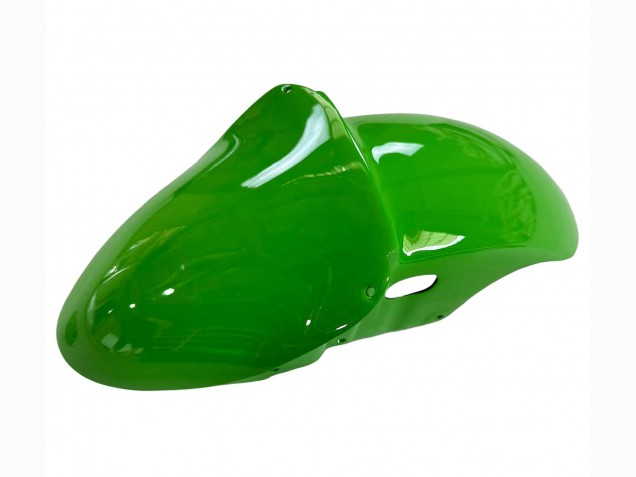 1998-1999 Kawasaki ZX6R Motorcycle Fairings - Green Glossy Black Elf Bridgestone Canada