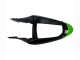 1998-1999 Kawasaki ZX6R Motorcycle Fairings - Green Glossy Black Elf Bridgestone Canada