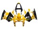 1998-1999 Kawasaki ZX6R Motorcycle Fairings - Yellow Black Monster Elf Bridgestone Canada