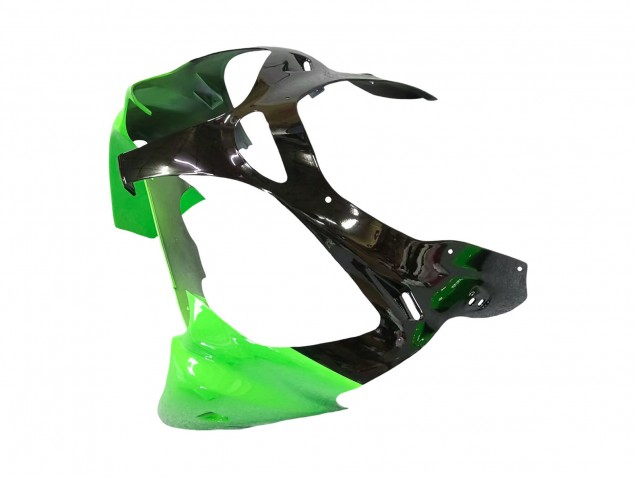 2000-2002 Kawasaki ZX6R Motorcycle Fairings - Green White Black Canada