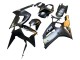 2003-2004 Kawasaki ZX6R Motorcycle Fairings - Matte Black Gold 636 Canada