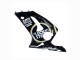2003-2004 Kawasaki ZX6R Motorcycle Fairings - Glossy Black White Motul Lucky Strike Canada