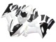 2005-2006 Kawasaki ZX6R Motorcycle Fairings - White Black Gold Ninja Canada