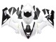 2005-2006 Kawasaki ZX6R Motorcycle Fairings - White Black Gold Ninja Canada