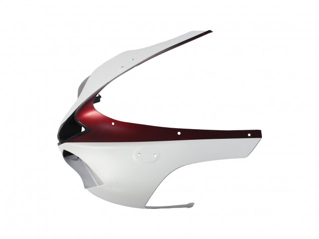 2007-2008 Kawasaki ZX6R Motorcycle Fairing - White Red Canada
