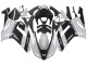 2007-2008 Kawasaki ZX6R Motorcycle Fairing - White Black Canada