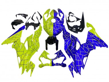 Cheap 2019-2022 Kawasaki ZX6R Motorcycle Fairings - Blue Yellow Canada