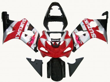Cheap 2000-2002 Suzuki GSXR1000 Motorcycle Fairings - Red Silver White Black Canada