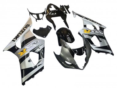Cheap 2003-2004 Suzuki GSXR 1000 Motorcycle Fairings - Glossy Black Silver Grey Yellow Canada