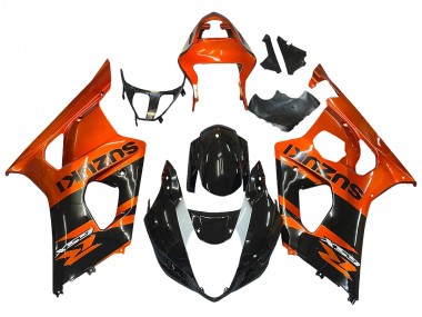 Cheap 2003-2004 Suzuki GSXR 1000 Motorcycle Fairing - Burnt Orange Glossy Black Canada