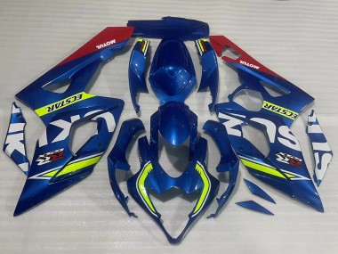 Cheap 2005-2006 Suzuki GSXR 1000 Motorcycle Fairings - Blue Yellow Red Motul Ecstar Canada