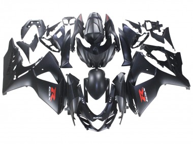 Cheap 2007-2008 Suzuki GSXR 1000 Motorcycle Fairings - Matte Black Red Decal Canada