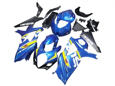 Cheap 2007-2008 Suzuki GSXR 1000 Motorcycle Fairings - Blue Yellow Black Canada