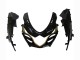 2009-2016 Suzuki GSXR 1000 Motorcycle Fairings - Glossy Black Gold Canada