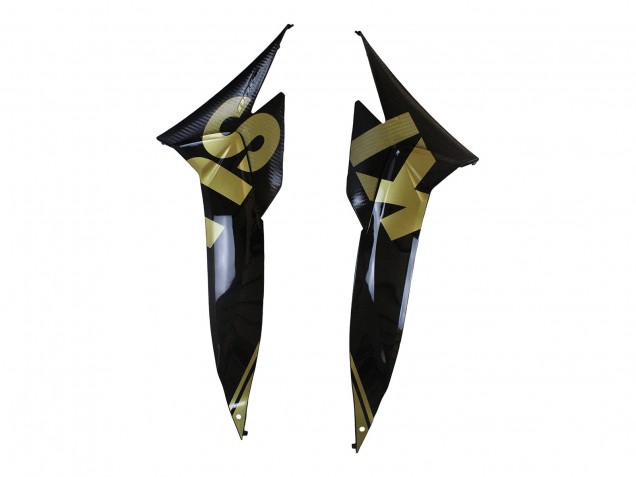 2009-2016 Suzuki GSXR 1000 Motorcycle Fairings - Glossy Black Gold Canada