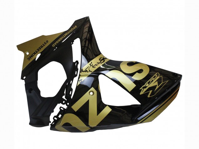 2009-2016 Suzuki GSXR 1000 Motorcycle Fairings - Glossy Black Gold Canada