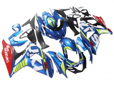 Cheap 2009-2016 Suzuki GSXR 1000 Motorcycle Fairings - Light Blue Green Red Motul Canada