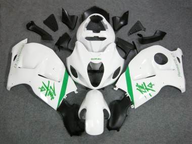Cheap 1996-2007 Suzuki GSXR 1300 Hayabusa Motorcycle Fairings - White Green Canada