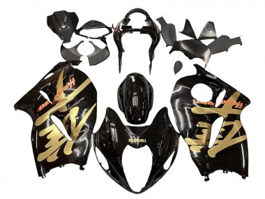 Cheap 1996-2007 Suzuki GSXR 1300 Hayabusa Motorcycle Fairings - Glossy Black Gold Hayabusa Canada