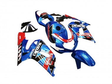 Cheap 2001-2003 Suzuki GSXR 600 / GSXR 750 Motorcycle Fairings - Blue Red Racing Canada