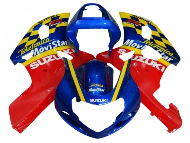 Cheap 2001-2003 Suzuki GSXR 600 / GSXR 750 Motorcycle Fairings - Blue Red Yellow Canada