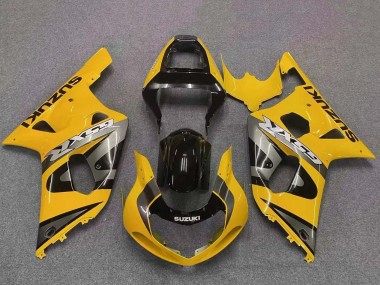 Cheap 2001-2003 Suzuki GSXR 600 / GSXR 750 Motorcycle Fairing - Yellow Grey Glossy Black Canada