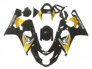 Cheap 2001-2003 Suzuki GSXR 600 / GSXR 750 Motorcycle Fairings - Yellow Glossy Black Canada