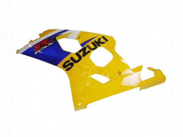 2004-2005 Suzuki GSXR 600 / GSXR 750 Motorcycle Fairing - Yellow White Blue Black Canada