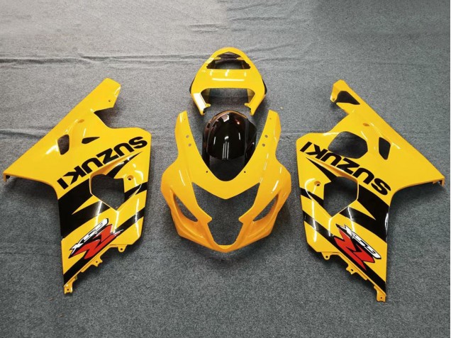 2004-2005 Suzuki GSXR 600 / GSXR 750 Motorcycle Fairings - Yellow Black Canada