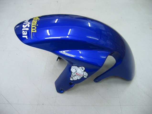 2004-2005 Suzuki GSXR 600 / GSXR 750 Motorcycle Fairings - Blue White Yellow Green Telefonica Motul MoviStar Canada