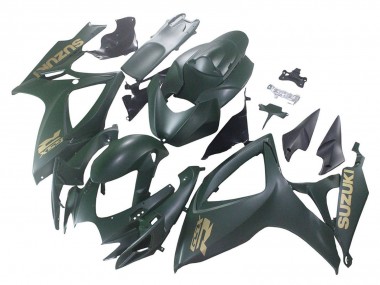 Cheap 2006-2007 Suzuki GSXR 600 / GSXR 750 Motorcycle Fairings - Matte Army Green Canada