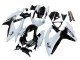 2008-2010 Suzuki GSXR 600 / GSXR 750 Motorcycle Fairing - White Black Canada